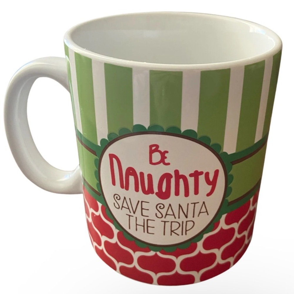Be Naughty Large Christmas Mug‎